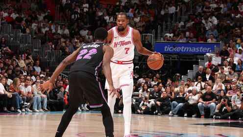 ??火箭不敵熱火 杜蘭特空砍32+6+8 申京14中6 阿德巴約24+11