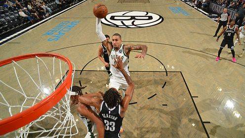 ??籃網(wǎng)9人上雙大勝雄鹿 特倫特20分 小凱文&middot;波特13中2