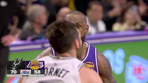 老夫聊发少年狂！詹姆斯强势起飞炸裂隔扣科内特