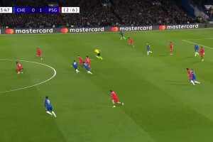 怎么打怎么有！阿什拉夫橫敲中路，巴爾科拉弧頂抽射破門