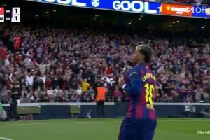 巴萨扳平！拉菲尼亚下底传中，亚马尔包抄冷静推射破门