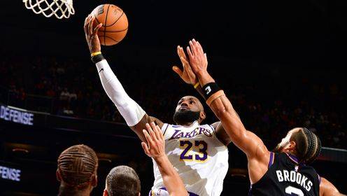 ??詹姆斯罰球助湖人絕殺太陽 狄龍進關鍵三分但挑釁被驅逐成轉折點