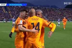  意甲-馬倫點射韋斯利被罰下 科莫2-1逆轉十人羅馬