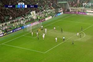 靈巧！國(guó)安角球開出，塞爾吉尼奧背身機(jī)敏一蹭破門