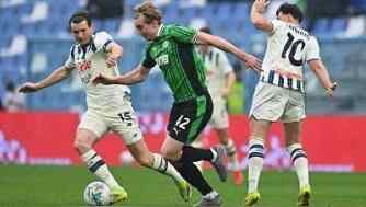  意甲-皮納蒙蒂直紅托斯特維特世界波 十人薩索洛2-1亞特蘭大