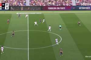 默契傳跑！馬丁直塞貝爾納爾傳中，奧爾莫中路推射破門