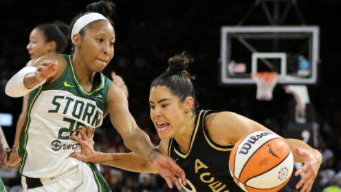 WNBA季后賽首輪G2 拉斯維加斯王牌83 - 86西雅圖風(fēng)暴 全場集錦