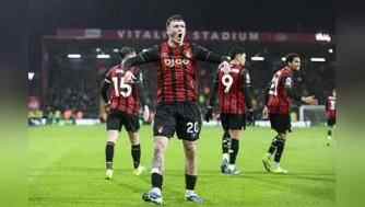  英超-阿德利讀秒絕殺范戴克送禮后破門利物浦2-3伯恩茅斯