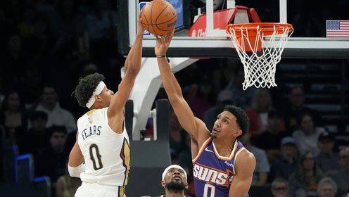 ?太阳大胜鹈鹕 阿伦10记三分爆砍42分 布克19分 墨菲21+10