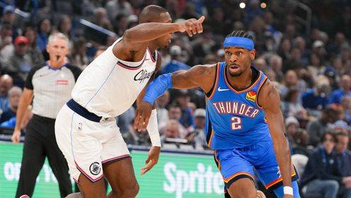 ??哈登傷缺 快船29個(gè)失誤慘負(fù)雷霆 SGA三節(jié)打卡32分 小卡22+8+6