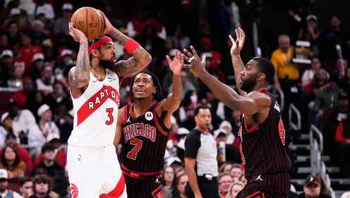 ??猛龍輕取公牛 巴雷特23分 英格拉姆18+5 布澤利斯19+7