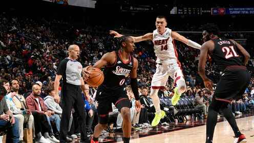 ??76人力克熱火 恩比德26+11 馬克西28+11 阿德巴約29+14