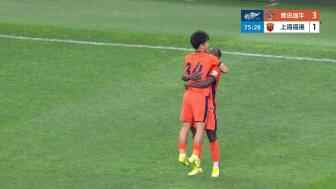 海牛3-1领先十人海港！牟鹏飞快发策动，叶博亚助攻金永浩破门！