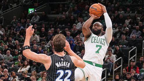 還是得看你！杰倫·布朗末節13分收比賽 全場轟下35分4板8助