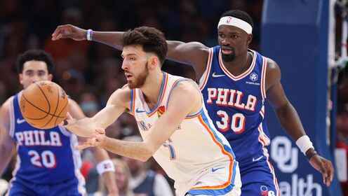 多次暴扣！霍姆格倫vs76人全場(chǎng)最高29分4帽集錦