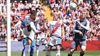 [咪咕全场集锦] 西甲-奥亚萨瓦尔双响阿莱芒第99分钟头球绝平 巴列卡诺3-3皇家社会