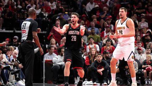 🏀火箭卡位战不敌掘金 约基奇34+10+9 谢泼德空砍生涯新高27分