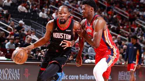 ??火箭苦戰(zhàn)拒鵜鶘逆轉(zhuǎn) 杜蘭特中投絕殺 穆雷&錫安相繼致命失誤