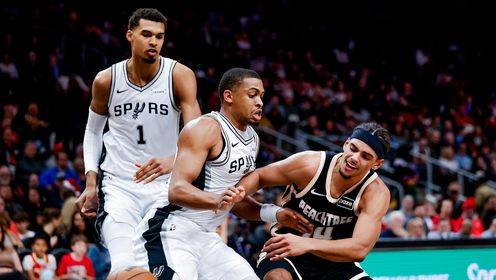 🏀马刺大胜老鹰迎5连胜 文班26+12 瓦塞尔18+7 约翰逊17+11+6