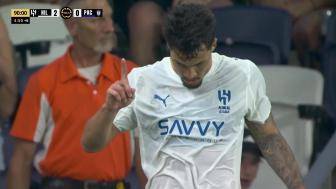  新月2-0锁定胜局！莱奥纳多反越位单刀推空门得手
