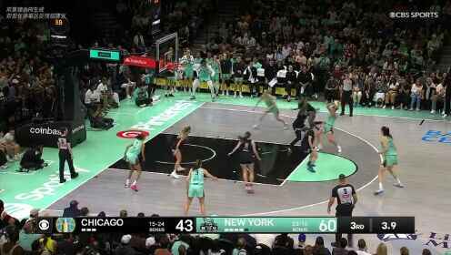  WNBA常规赛 芝加哥天空 66 - 85 纽约自由人