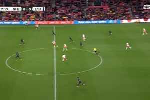  友誼賽-加克波造烏龍鄧弗里斯直紅 十人荷蘭1-1厄瓜多爾