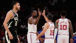 ??火箭雙殺雄鹿 謝潑德9記三分創(chuàng)新高 杜蘭特19+9 吉昂36+7+10