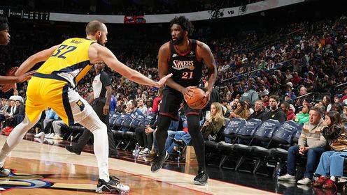 🏀76人主场力克步行者 恩比德赛季新高39+9 乔治23+6+5