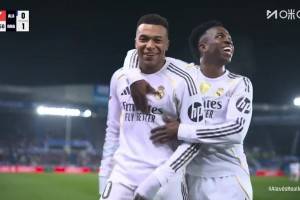 姆總還是強??！羅德里戈后場斷球，貝林厄姆助攻姆巴佩破門