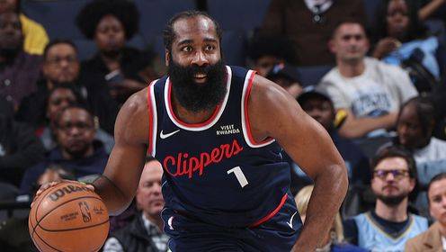 正负值-17最低！哈登13中6拿到18分7助&有4失误4犯规 下半场仅2分