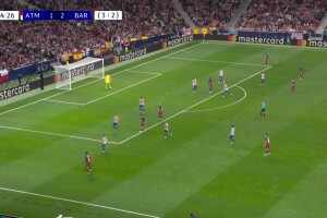 可惜了！加維射門被擋，費蘭補射破門但越位在先