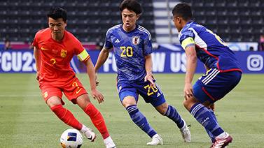  04月16日 U23亚洲杯小组赛 日本U23vs中国男足U23 全场录像