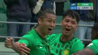 3場3球！恩科洛洛助攻張玉寧頭球破門，國安1-0領先申花