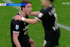  尤文1-1扳平維羅納！弗拉霍維奇任意球直接破門！