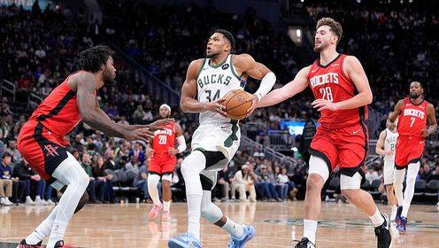 ?要害时刻22-7 火箭逆转雄鹿 KD31+7 申京23+11+7 字母哥37+8