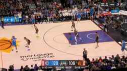 亞歷山大突破太陽防線1v4 上演超高難度拉桿上籃