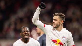 德甲-揚(yáng)·迪奧曼德戴帽鮑姆加特納一射兩傳 RB萊比錫6-0大勝法蘭克福