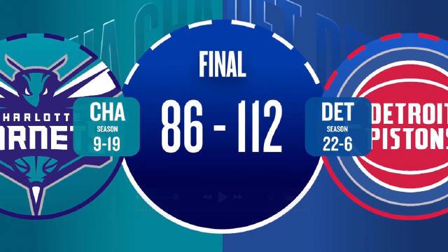 🏀活塞轻取黄蜂 康宁汉姆22+10+10 杜伦19+11 鲍尔14中3&6犯