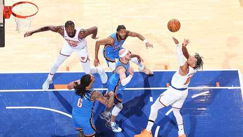 ??雷霆力克尼克斯取4連勝 SGA連續124場20+ 切特6記三分28+8