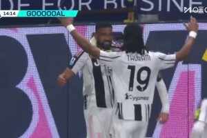  尤文先下一城！孔塞桑角球開出，布雷默頭球轟炸破門！