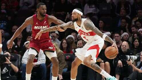 ??猛龍21分大勝送熱火3連??！巴恩斯27+8 阿德巴約9+12