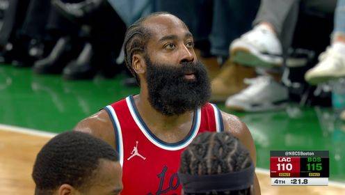 末節4分半連拿18分！哈登上演個人封神名場面 球隊從98漲到118