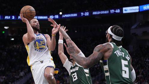 ??無(wú)字母雄鹿8人上雙掀翻勇士！羅林斯新高32分  庫(kù)明加24分8板