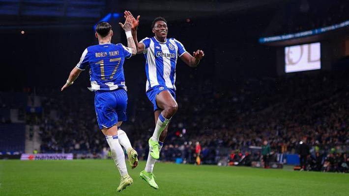  欧联杯-阿格霍瓦梅开二度 波尔图2-1马尔默