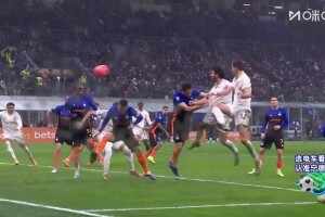  國米主場2球落后！莫雷奧頭球破門雙響！索默撲救難阻皮球入網！