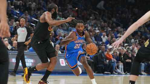 ??雷霆21記三分終結(jié)騎士7連勝 切特17+15 哈登20+9 米切爾20+7