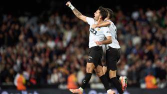  西甲-雨果-杜罗补时绝平 瓦伦西亚1-1塞维利亚