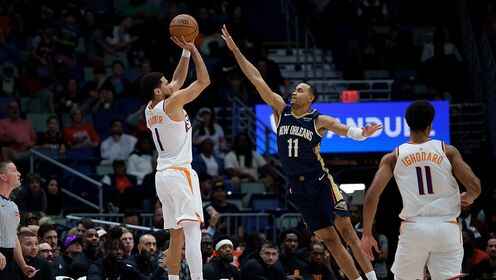 ??太陽賽季三殺鵜鶘！馬威老六互毆遭驅(qū)逐 布克20分 錫安22分