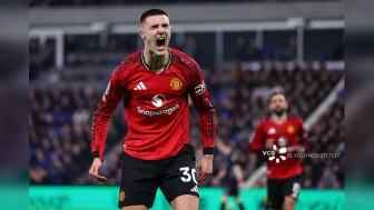 [咪咕全场集锦]近6轮5胜1平！曼联1-0埃弗顿3分优势居第四 舍什科连场替补破门