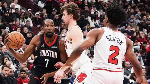 ??火箭手冷憾負公牛！KD&申京空砍73分 謝潑德&小賈合計27中7